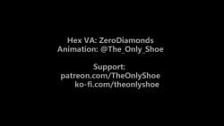 1boy 1girls animated female gigantic_breasts hex_maniac huge_breasts human male male/female paizuri sound tagme the_only_shoe video