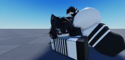 3d ass_up baseplate child_bearing_hips crop_top dat_ass dog_ears dog_girl dog_tail huge_ass huge_hips huge_thighs jack-o_pose presenting roblox robloxian tagme thicc thick_ass thick_butt thick_hips thick_thighs thighhighs top-down_bottom-up