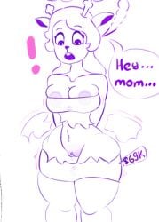 anthro antlers areola areola_slip big_areola big_ass big_breasts big_nipples bottomwear breasts buckteeth cleavage clothed clothing curvy_figure deer deltarune dialogue english_text exclamation_point expansion female genitals hair hands_behind_back horn huge_breasts legwear looking_down mammal miniskirt navel new_world_deer nice_ass nice_pussy nipple_slip nipples no_underwear noelle_(deltarune) noelle_holiday open_mouth pussy reindeer ripped_clothing semi-transparent semi-transparent_top shaking shocked simple_background skirt solo speech_bubble surprise teeth text thick_thighs thigh_highs tight_clothing torn_clothing transparent_clothing waid wardrobe_malfunction white_background wide_hips