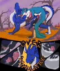 absurd_res anus avian bladder bladder_penetration bodily_fluids cetacean comic cum cum_in_bladder cum_inside dinosaur diphallia diphallism dolphin dragon dromaeosaurid duo european_mythology feathered_dinosaur feathered_raptor feathered_scalie feathers feral firondraak from_behind_position genital_fluids genitals greedygulo hi_res hybrid internal knot male male/male mammal marine mounting multi_genitalia multi_penis mythological_creature mythological_scalie mythology organs penetration penile penile_penetration penis penis_in_penis prehistoric_species prostate reptile ryke_sellwing scalie sex size_difference small_dom_big_sub solo tail theropod toothed_whale urethral urethral_penetration western_dragon