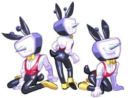 1boy 2025 antennae bowtie bunny_boy bunny_ears bunny_tail bunnysuit clothed clothed_male clothes clothing color colored deltarune deltarune_chapter_3 digital_drawing_(artwork) digital_media_(artwork) fangs hi_res high_resolution highres male male_focus male_only pointy_nose rabbit_ears rabbit_tail simple_background solo solo_male tenna_(deltarune) tv tv_head