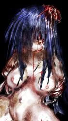 2000s_(style) 2000s_theme artistic_nude artistic_nudity bloody brain brain_fuck breasts breasts_out chiharu dismemberment dustmania_grotesque gore gore_focus guro hair_covering_eye missing_eye mutilation no_eye ptsd quadruped quadruple_amputee vent vent_art