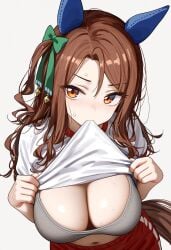 1girls ai_generated animal_ears anthropomorphization artist_request eyes female hair king_halo_(umamusume) legs skin tagme umamusume umamusume_pretty_derby young