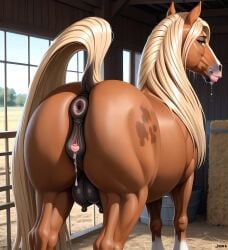 ai_generated anthro bimbo deergirlfit dripping_pussy equine equine_anus equine_genitalia equine_pussy feral gaping_anus gaping_pussy hairy_pussy horse_ears horse_girl horse_tail mare mare_pussy original_character pubic_hair seductive_look slut slutty_face teats udders