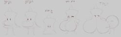 1boy 1girls animate_inanimate battle_for_bfdi battle_for_dream_island battle_for_dream_island_again breast_expansion breasts coiny completely_nude fromariels growth_sequence huge_breasts hugging hyper_breasts large_breasts massive_breasts object_show object_shows pin_(bfdi) the_power_of_two