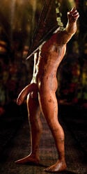 1boy 3d barefoot dirty full_body male male_focus male_only muscle pyramid_head silent_hill silent_hill_(film) silent_hill_homecoming source_filmmaker