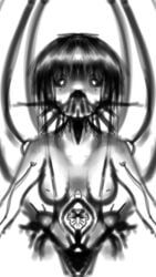 airbrush ako artistic_nude artistic_nudity avant_garde breasts_out cybernetics dustmania_grotesque experiment experimental machinery mask mechanic mechanical monochrome sigilism symmetry tubes