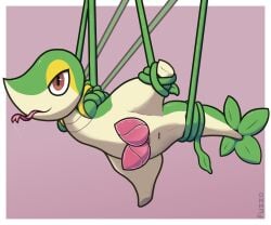 2024 2_penises absurd_res animal_genitalia animal_penis anus bodily_fluids bondage bound countershading diphallia diphallism erection feral forked_tongue fuzzo generation_5_pokemon genital_slit genitals green_body hemipenes hi_res leaf leaf_tail male markings multi_genitalia multi_penis multicolored_body nintendo penis plant pokemon pokemon_(species) saliva saliva_on_tongue saliva_string scalie self-bondage seminal_groove simple_background snivy solo tail tan_body tan_countershading tongue tongue_out two_tone_body vine_bondage vines yellow_markings