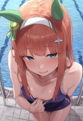 1girls ai_generated animal_ears anthropomorphization artist_request eyes female hair legs silence_suzuka_(umamusume) skin tagme umamusume umamusume_pretty_derby young