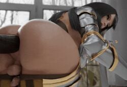 big_black_cock big_penis futanari futasub male_on_futa small_penis tdontran valmiel_(tdontran)