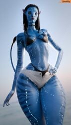 1girls 3d 3d_(artwork) alien alien_girl alien_humanoid avatar bigger_female blue_skin blue_skinned_female breasts female female_focus female_only larger_female na'vi small_boobs small_breasts smitty34 solo solo_female tall_female tall_girl tall_woman thick_thighs thighs