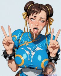 chun-li from street fighter by ai generated sluts