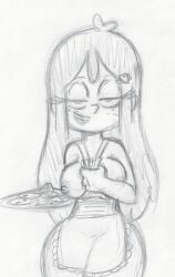 1girls 2023 breasts cookie_qt female female_only nickelodeon nickelodeon_animation_studio nipples paramount_pictures takeshi1000 the_loud_house
