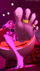 3d anthro arbok feet female foot_focus nintendo nude pokémon_(species) pokemon pussy reptile scalie snake soles source_filmmaker telehypnotic toe_ring toes video_games