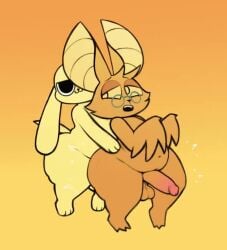 anal anal_penetration anal_sex animated anthro anthro_on_anthro anthro_penetrated anthro_penetrating anthro_penetrating_anthro balls belly belly_button big_belly big_butt big_ears big_hips black_eyes butt canine chikn_nuggit chikn_nuggit_(chikn_nuggit) chiropteran chiropteran_humanoid chubby chubby_male cock cock_in_ass cumflation curvy domestic_dog fangs furry glasses hands_on_hips jiggling_ass long_ears looking_back looking_down male/male male_penetrating_male meowny onyn_ring_(chikn_nuggit) orange_body orange_fur orange_wings paws penis penis_in_ass plap sex sex_from_behind simple_background smirking_at_viewer tagme thick_thighs thrusting thrusting_into_ass video wagging_tail webm wings wobbling_ass yaoi yellow_body yellow_fur yellow_tail