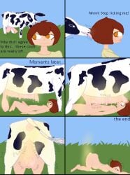 anal anal_penetration anal_sex anus anus_peek bovid bovine comic cow cum cum_in_ass cumflated_belly dialogue femboy feral feral_on_human frotting gay gay_anal gay_domination gay_sex horsecock licking musk musky_balls musky_cock pink_cock precum questionable_consent shawn_(fresh_and_lost) sound_effects sweat sweatdrop sweating sweaty sweaty_balls sweaty_cock text yakuman_player_(artist) zoophilia