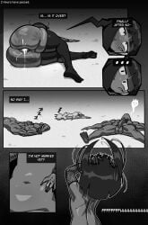 2025 4_eyes absurd_res after_anal after_sex andre_(cuchuflin) angry anus armwear balls big_butt biped blush bodily_fluids butt clothing comic cuchuflin cum cum_from_ass cum_in_ass cum_inside cum_on_ground detailed_background dialogue digital_drawing_(artwork) digital_media_(artwork) ellipsis english_text eyes_closed fishnet_armwear fishnet_clothing generation_1_pokemon genital_fluids genitals greyscale hair half-erect heart_pupils hi_res humanoid humanoid_genitalia humanoid_on_humanoid humanoid_penis interspecies larger_humanoid larger_male leaking_cum legwear long_hair lying machoke machop male male/male male_humanoid monochrome mostly_nude_humanoid mostly_nude_male multi_eye navel nintendo nipples not_furry on_side penis penis_size_difference pokemon pokemon_(species) pokephilia profanity puffy_anus size_difference slap_mark sleeping smaller_humanoid smaller_male sound_effects speech_bubble stockings sweat sweatdrop text thick_thighs vowelless vowelless_sound_effect yelling zzz