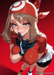 may (pokemon) from nintendo by rognezart