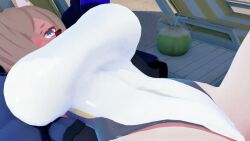 1boy 1girl 3d_animation animal_ears animated bastardero big_breasts blonde_hair blue_archive blue_eyes boobs bouncing_breasts dark-skinned_male dark_skin dog_ears dog_girl female fucked fucking huge_breasts kanna_(blue_archive) light-skinned_female light_skin musi_cassie no_sound public_peace_bureau_(blue_archive) swimsuit swimsuit_under_clothes tagme vaginal_penetration valkyrie_police_school_student video