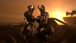 female spartan (halo) from halo (game) by branimation