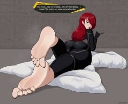 mitsuru kirijo from megami tensei by zeezeedraws