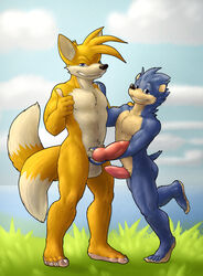 canine duo fox hedgehog invalid_tag male male_only mammal mot nude penis sonic_(series) sonic_the_hedgehog sonic_the_hedgehog_(series) sonic_the_hedgehog_2 tails