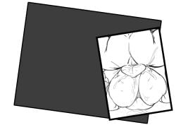 1boy 1girls balls big_balls cum_in_ass huge_ass huge_cock missionary_position monochrome nowajoestar on_back piledriver_position rape rough_sex sketch squished_ass tagme the_addams_family underwear_aside veiny_penis wednesday_(netflix) wednesday_addams