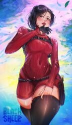 ada wong from capcom by blacksheepdraws