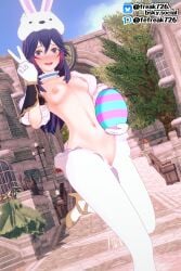 1girls 3d alternate_costume blue_eyes blue_hair blush brand_of_the_exalt breasts bunny_ears bunny_girl bunny_tail bunnysuit choker easter egg embarrassed fefreak726 female female_only female_pubic_hair fire_emblem fire_emblem_awakening fire_emblem_heroes gloves hat high_heels leg_up long_hair lucina_(fire_emblem) medium_breasts naked_gloves naked_hat naked_thighhighs navel nervous nervous_smile nintendo nipples nude nude_female official_alternate_costume open_mouth outdoors pubic_hair smile solo symbol-shaped_pupils tail thighhighs v white_thighhighs