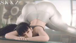 1girls huge_ass large_ass looking_at_viewer 3d eve_(stellar_blade) stellar_blade fat_ass ass_up skxz
