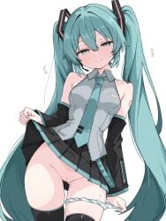 hatsune miku from vocaloid by shittyaistuff