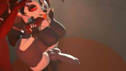 1boy 1futa 3d animated anthro big_ass big_breasts big_penis cock erection from_behind from_behind_position furry futa_focus futa_penetrated futanari headlock helluva_boss hung_bottom hyper_penis imp knot loona_(helluva_boss) male male/female male_on_futa male_penetrating male_penetrating_futa megaswitchsfm partial_male pounding sfm tagme video