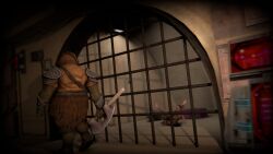 grandmanaconda_(artist) princess_leia_organa salacious_crumb slave_leia source_filmmaker star_wars
