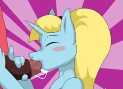 animated anthro big_macintosh_(mlp) blush closed_eyes cum duo equine erection fellatio femboy friendship_is_magic furry girly horn jrvanesbroek male mammal my_little_pony oral penis sex smile twinkle_pop_(oc) unicorn yaoi