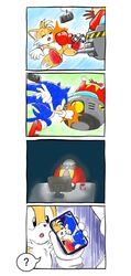 ? canid canine comic dr._eggman eulipotyphlan fox gag hedgehog hi_res human male male_only mammal sex sonic_(series) sonic_the_hedgehog speechless tails tailschana video_games