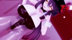 3d animated bunnysuit dalexx21 dancing genshin_impact hu_tao_(genshin_impact) huge_ass huge_breasts jiggling_ass mp4 music sound tagme thick_thighs video