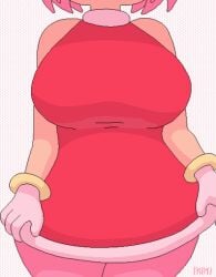 1female 1girl amy_rose animated animated_gif big_boobs big_breasts big_tits boob_drop dress_lift female female_only flashing flashing_breasts furry furry_female gif hedgehog_girl ikiki lifting_shirt no_bra no_panties pink_body pussy red_dress reddit repost sega sonic_(series) sonic_the_hedgehog_(series) taking_clothes_off thick_breasts thick_legs thick_thighs thighs vagina