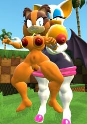 1futa 2girls 3d 3d_(artwork) anthro big_breasts dickgirl female furry furry_female furry_only futanari inminent_sex intersex public public_nudity rouge_the_bat sfm sonic_(series) sonic_the_hedgehog_(series) source_filmmaker sticks_the_badger sticks_the_jungle_badger