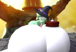 ass_cleavage ass_expansion big_ass big_breasts breasts bubble_butt cleavage female gardevoir huge_ass huge_breasts pokemon pokemon_(species) thick_thighs vanessa_(zer0264) wide_hips zer0264