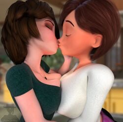 2girls 2milfs 3d aunt aunt_cass big_ass big_breasts big_hero_6 breasts bust busty cass_hamada chest crossover curvaceous curvy curvy_female curvy_figure deep_cleavage disney elastigirl female female/female female_focus helen_parr hero heroine hips hourglass_figure huge_ass huge_breasts large_ass large_breasts legs light-skinned_female light_skin low_cut_top marvel marvel_comics mature mature_female milf mother pixar pixar_mom slim_waist superhero superheroine the_incredibles theduudeman thick thick_hips thick_legs thick_thighs thighs top_heavy voluptuous voluptuous_female waist wide_hips