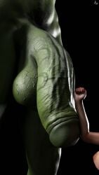 3d 3d_(artwork) futa_focus futadom futanari green_skin huge_cock larger_futanari moogan muscular muscular_futanari orc orc_futanari penis size_difference veiny_penis