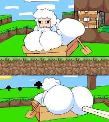 1female 1girls 2_panel_comic ass ass_focus big_ass boat bubble_ass bubble_butt butt_focus caprine enormous_ass female fucking_machine huge_ass huge_breasts huge_butt idk_what_to_tag_it imminent_sex large_ass large_butt massive_ass massive_butt minecraft minecraft_sheep's_fuck_redstone_machine piston piston_(minecraft) sheep sheep_(minecraft) tagme xxturkiaxx