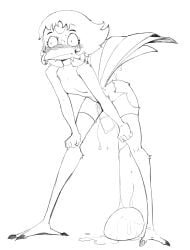 bird_girl blush egg_laying embarrassed embarrassed_nude_female furry lurkin lurkinpanda pearl_(steven_universe) steven_universe