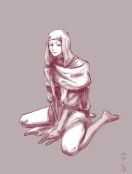 elden_ring feminine fromsoftware half-dressed male male_focus male_only neutral_expression skinny solo_male white_mask_varré