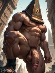 abs ai_generated anus back back_muscles balls bara beefy big_balls big_muscles big_nipples big_pecs big_penis brown_hair daddy dilf gay hair hairy hairy_ass hairy_balls hairy_male helmet helmet_only huge_balls huge_cock huge_muscles huge_pecs humanoid hunk knight lad leg_hair male male_only manly masked_male monster monstrous_humanoid muscular muscular_humanoid muscular_male nipples nude object_head pecs penis pubic_hair pyramid_head silent_hill solo topless topless_male warrior zodoai