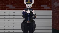 cop female furry vrchat vrchat_avatar