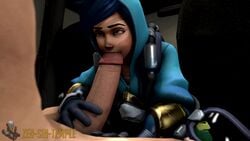 1boy 1girls 3d alternate_costume animated blizzard_entertainment blowjob fellatio female graffiti_tracer male mp4 no_sound overwatch overwatch_2 overwatch_anniversary source_filmmaker straight tracer video zensintemple