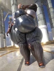 bbw big_ass big_belly big_breasts breasts bubble_butt female huge_ass huge_breasts nova_(warframe) overweight qzk_forte robot robot_girl robot_humanoid thick_thighs warframe wide_hips