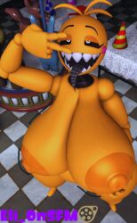 3d 4k areola areolae big_areola big_ass big_breasts big_breasts big_nipples big_thighs breast_grab breasts_bigger_than_head breasts_out chica_(fnaf) five_nights_at_freddy's five_nights_at_freddy's_2 fnaf fully_nude hi_res highres peace_sign peace_symbol robot robot_girl sfm source_filmmaker staring staring_at_viewer tongue tongue_out toy_chica_(fnaf) watermark