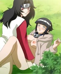 2girls age_difference almost_naked artist_request ass big_ass big_breasts black_hair blush breasts caught caught_in_the_act closed_eyes clothing dominant_female embracing female female_only femdom femsub grass high_resolution hoodie hyuuga_hinata hyuuga_hinata(genin) interrupted jacket konohagakure_symbol kurenai_yuhi long_hair looking_at_viewer looking_back lying missionary_position moaning mostly_nude multiple_girls naruto naruto_(classic) naruto_(series) nipples no_bra no_panties older_woman_and_younger_girl on_back outdoor_nudity outdoor_sex outdoors partially_clothed pinned_down pov purple_eyes red_eyes retro_artstyle sex sex_toy shared_object_insertion short_hair_with_long_locks shy small_but_busty student submissive_female teacher teacher_and_student uncensored wince yuri yuuhi_kurenai